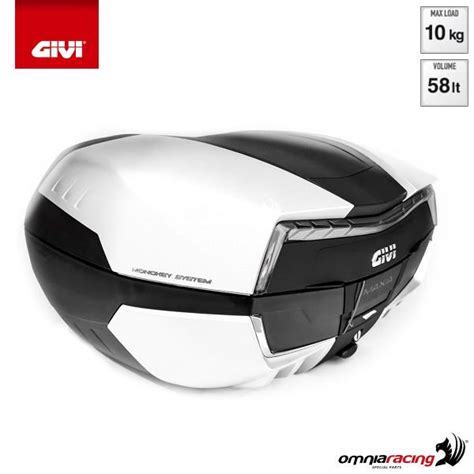 Givi V Nt Monokey Maxia Top Case Litres In Black Abs With