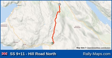 SS 9 11 Hill Road North Stage Map Tour Of Mull 2005 Rally Maps