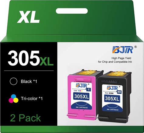 Bjtr 305 Ink Cartridges Black And Colour Replacement For Hp 305xl Printer Ink Cartridge 305xl