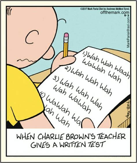 Miss Othmar is a Charlie Brown Teacher Wah-Wa... | Future Starr