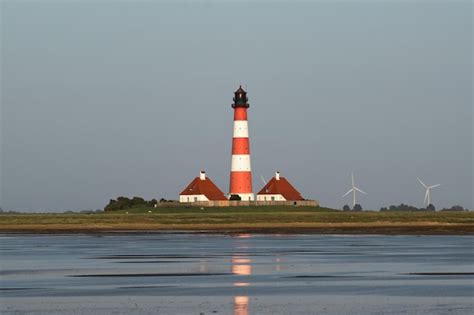 Premium Photo Sankt Peter Ording Westenhoefer Lighthouse North Sea