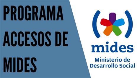 C Mo Acceder Al Programa Accesos De Mides Y Mejorar Tu Situaci N