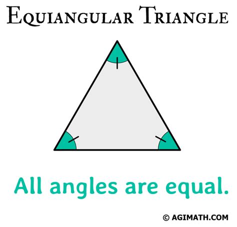 Equiangular Triangle - AGIMATH