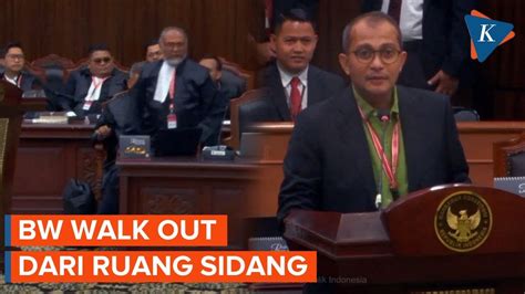 Detik Detik Bambang Widjojanto Walk Out Saat Eddy Hiariej Beri