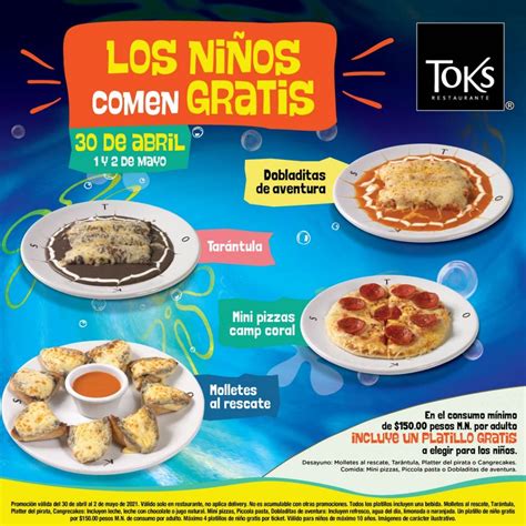 Este día del niño Toks invita la comida de los peques Just Be México