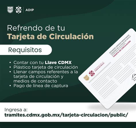 As Puedes Realizar El Refrendo De Tu Tarjeta De Circulaci N