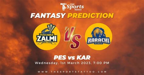 PES Vs KAR Dream11 Prediction Fantasy Cricket Tips Dream11 Team My11