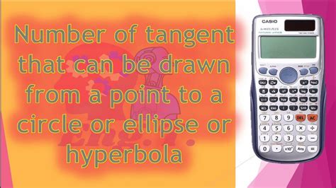 Number Of Tangents That Can Be Drawn From A Point To A Circle Ellipse