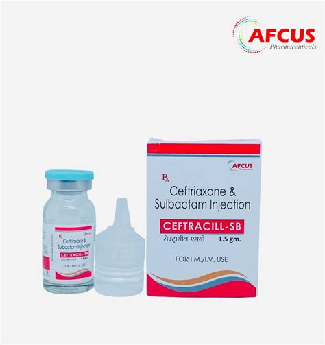 Ceftriaxone And Sulbactam Injection Gm At Rs Vial Ceftriaxone