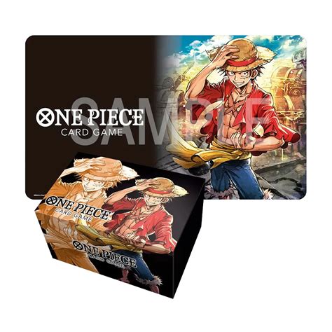 One Piece TCG: Playmat and Storage Box – Monkey.D.Luffy – HunterCard TCG