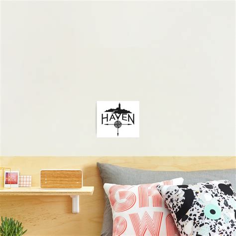 "Haven Black Logo" Photographic Print by HavenDesign | Redbubble