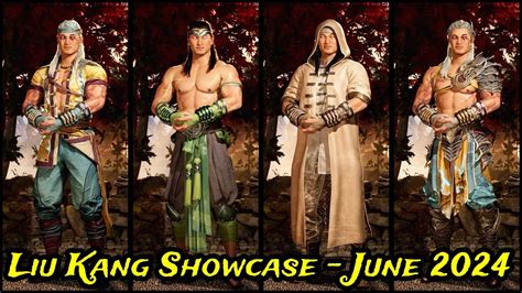 Liu Kang Showcase Gear Skins June 2024 Update Mortal Kombat 1