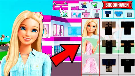 Como Virar A Barbie De Verdade No Brookhaven Rp Roblox Youtube