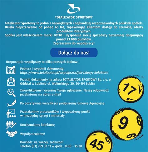 Totalizator Sportowy jak otworzyć kolekturę LOTTO To musisz wiedzieć