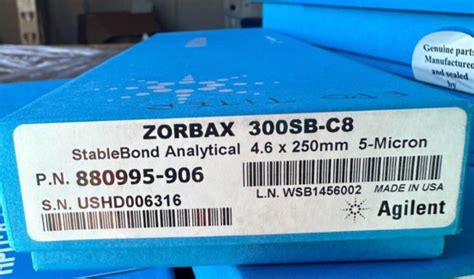 Agilent Zorbax StableBond 300SB C8 4 6 X 250 Mm 880995 906 In Los