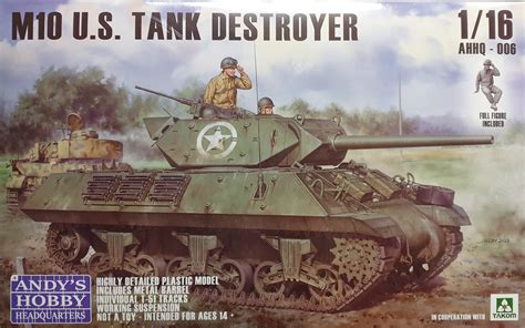 Andy S Hobby Headquarters AHHQ 006 M10 U S Tank Destroyer 1 16