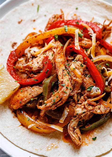 Easy Chicken Fajitas Recipe Chicken Fajitas Recipe — Eatwell101