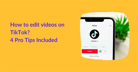 How To Edit Videos On Tiktok Pro Tips Included Editvideo The