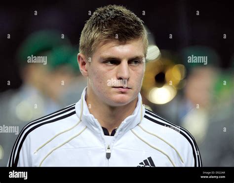 German Internationbal Toni Kroos Before Kick Off Of The European Cup