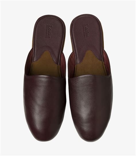 Garrick Burgundy Grain Slipper Loake Shoemakers English Made Shoes