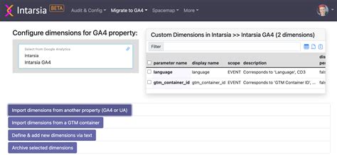 tool highlight configure ga custom dimensions