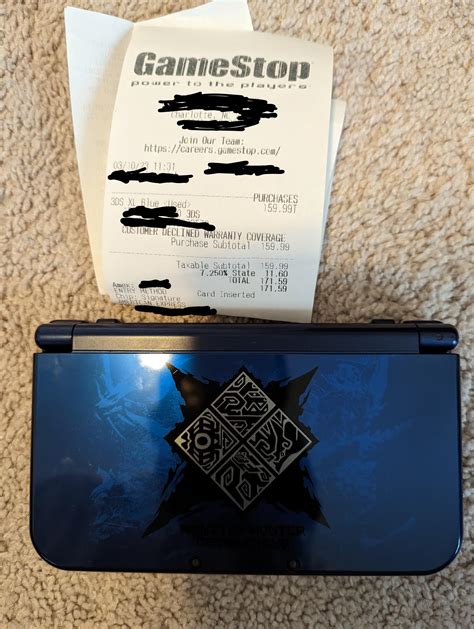 Gamestop Sold Me A Monster Hunter New 3ds Xl For 160 🙌 R3ds