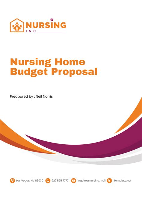 Nursing Home Budget Proposal Template - Edit Online & Download Example