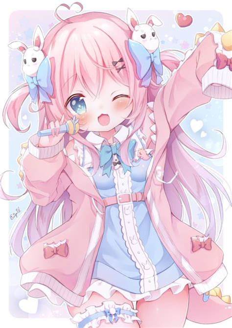 花咲ちゆ🐇🎨お仕事募集中🌸vtuberさきちゅ Hanasakichu On X かわいいアニメの壁紙 かわいいアニメの写真 かわいい漫画の壁紙