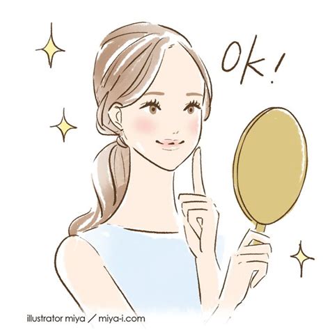 イラストレーターmiya雑誌マキア2017年6月号 Paris Illustration Cosmetics Illustration