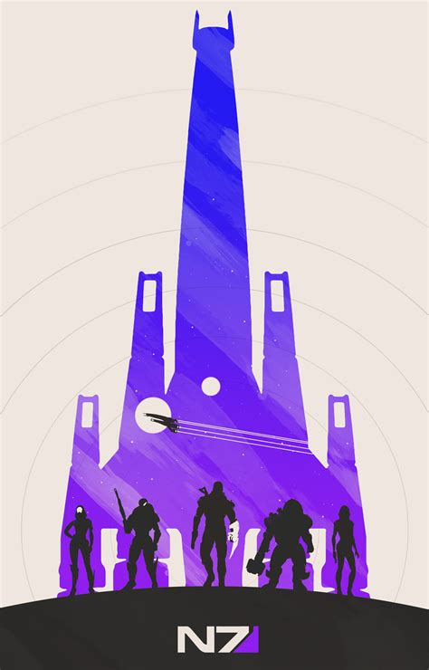 Mass Effect Poster By Noble 6 Design