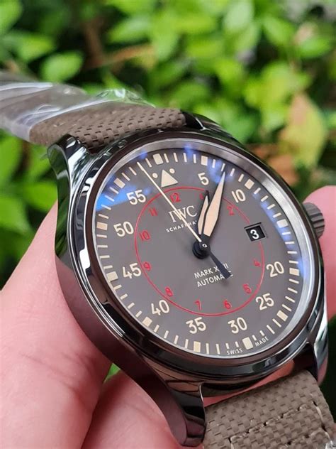 IWC Pilot Mark XVIII Top Gun Miramar 41mm Automatic Luxury Watches On