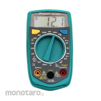 Beli Pro Skit Digital Multimeter Mt D Pc Monotaro Id