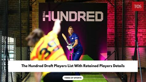 The Hundred Draft Players List - The Hundred 2023