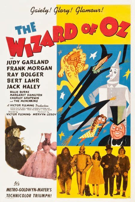 The Wizard Of Oz Mgm 1939 One Sheet 27 Wizard Of Oz Movie