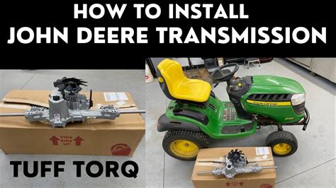 How To Replace John Deere Transmission Youtube