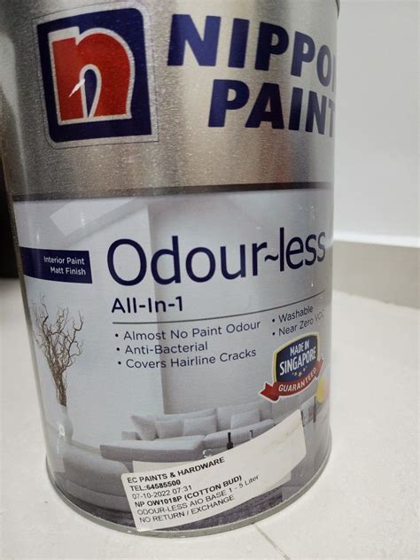 L Nippon Paint Odour Less All In P Cotton Bud Furniture