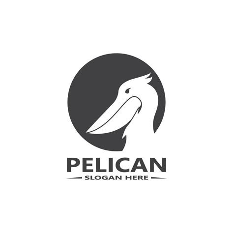 Pelican Simple Logo Vector Illustration 21057371 Vector Art at Vecteezy