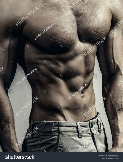 Sexy Male Model Body Nude Torso Stock Photo Shutterstock