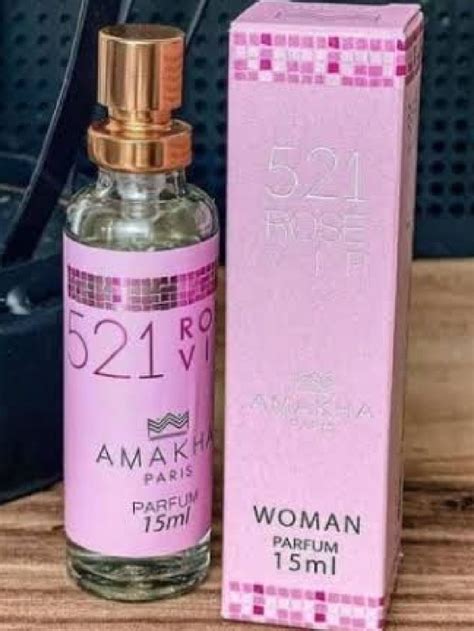 Perfume 521 Vip Rosé Amakha Paris 15 Ml de Bolso Original Perfume