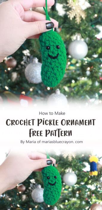 Easy Crochet Pickle Free Pattern Ideas - Carolinamontoni.com