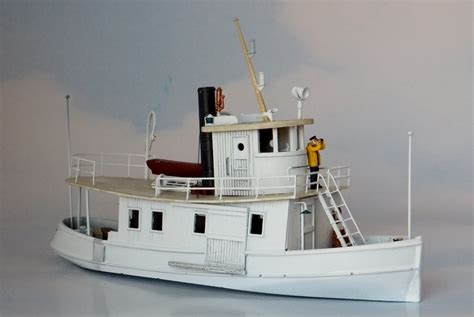 Sea Port Kit H136w Ho 53 Coastal Steam Passenger Ferry Laser Cut