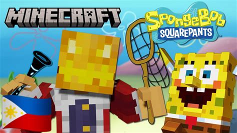 Tulungan Sa Bikini Bottom Minecraft Tagalog Spongebob Squarepants DLC YouTube