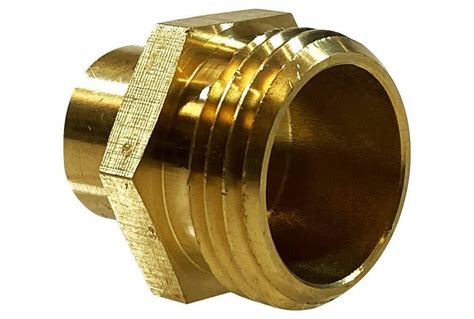 Anderson Metals Brass Garden Hose Fitting Connector 3 4 Male Hose Id