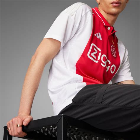 Clothing Ajax Amsterdam 2425 Home Jersey White Adidas South Africa