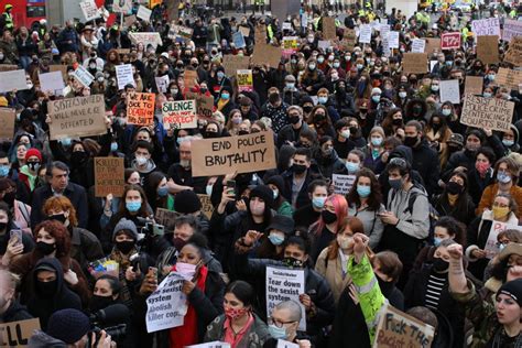 Londoners protest against police after Sarah Everard vigil disruption ...