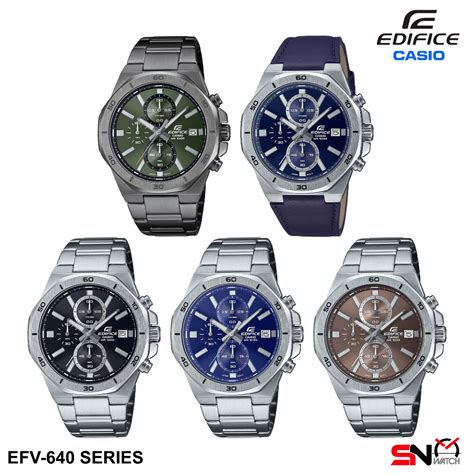 Casio Edifice EFV 640D EFV 640L EFV 640 Series Fashion Quartz Analog