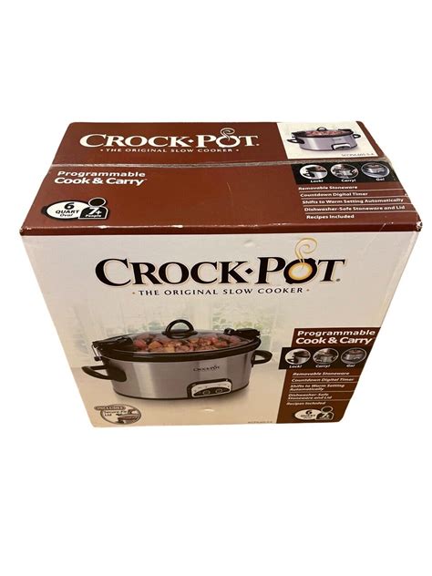 Local Pick Up Only Crock Pot Qt Programmable Cook Carry Slow