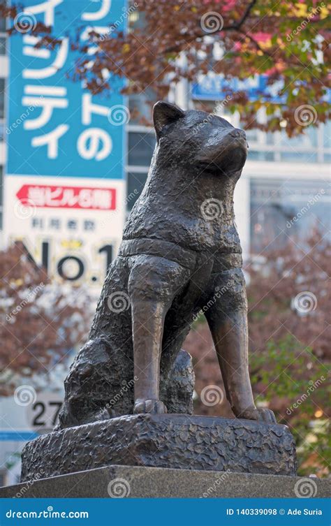 Hachiko Statue In Shibuya Japan Editorial Stock Photo Image Of