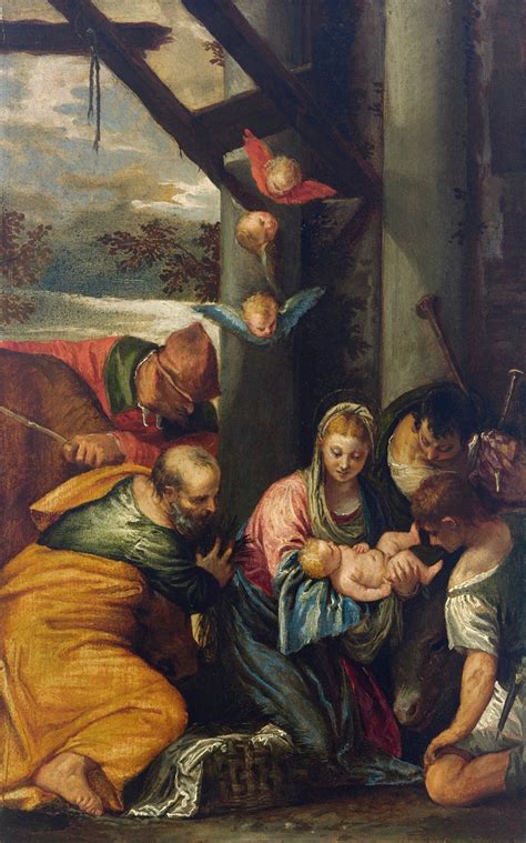 The Adoration Of The Shepherds By Paolo Veronese Artvee