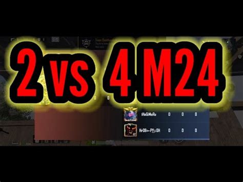 Random Pro Player Challanges 2 VS 4 Sniper Challange M24 I Almost